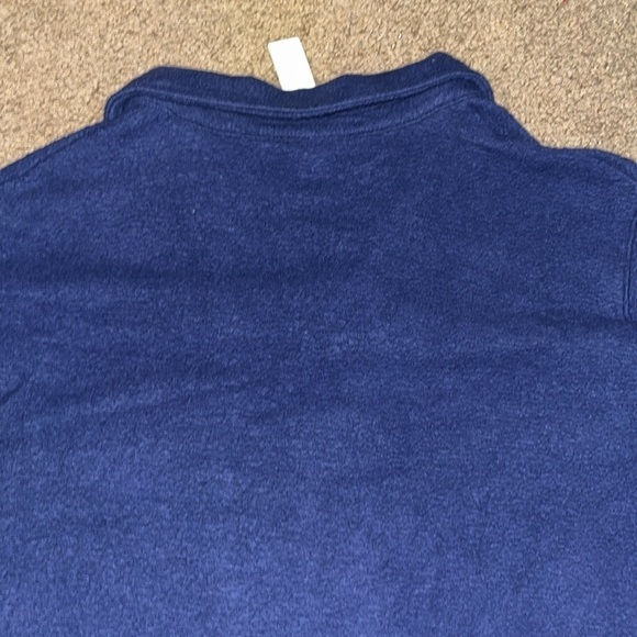 Victoria’s Secret PINK Reverse Fleece Shacket Midnight Navy Blue Medium - Picture 9 of 13